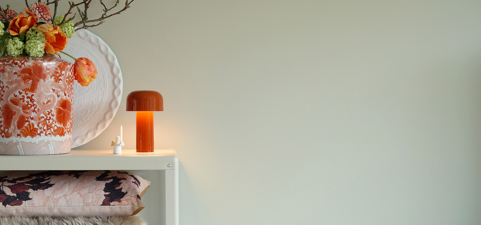 Feng Shui woonkamer met natuurlijke kleuren